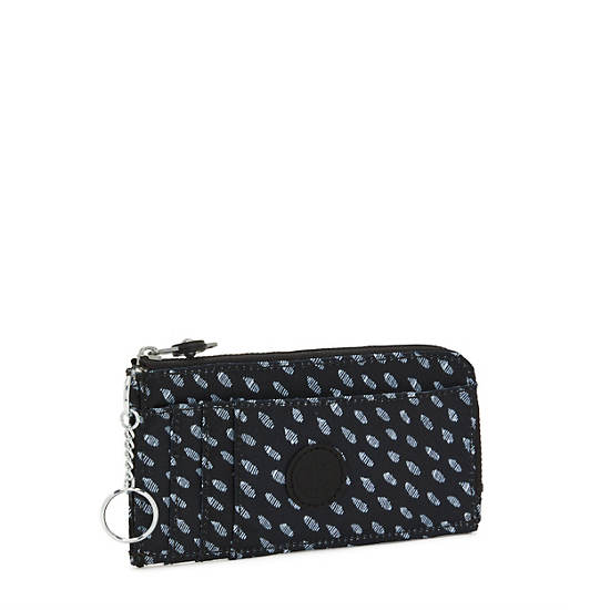 Portefeuilles Kipling Dafni Printed Wallet Noir Blanche | FR 1040BE